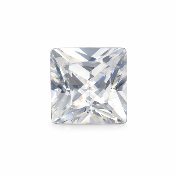Cubic Zirconia CZ Bianco - Taglio Carrè