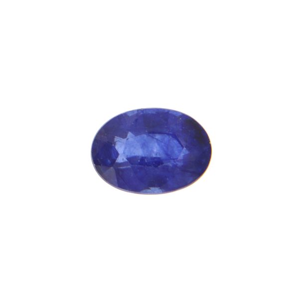 Corindone Zaffiro Blu Naturale con Riempimento - Taglio Ovale