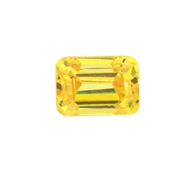 Cubic Zirconia CZ Giallo - Taglio Ottagonale
