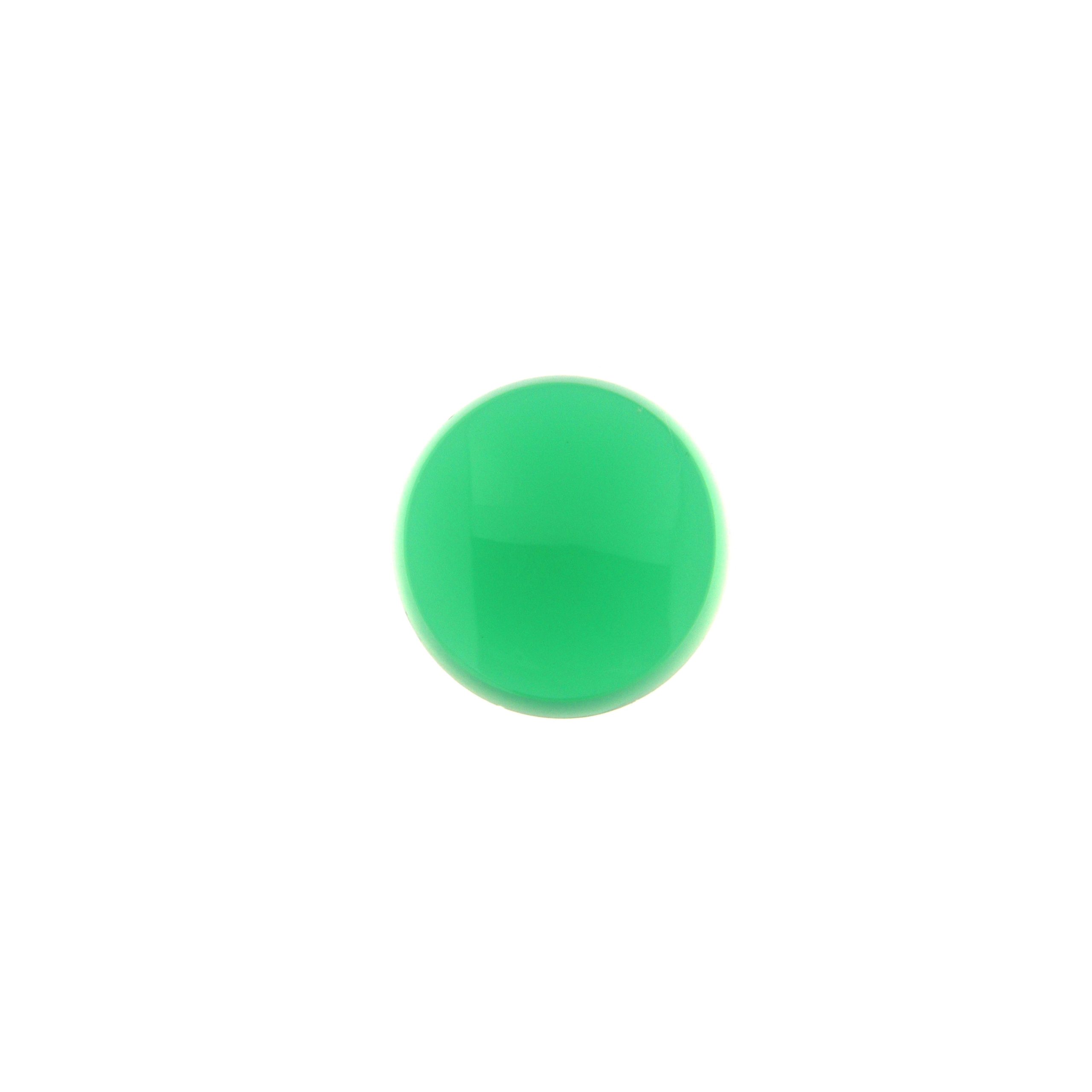 pdft13 agata verde naturale taglio tondo flat 13 mm singola