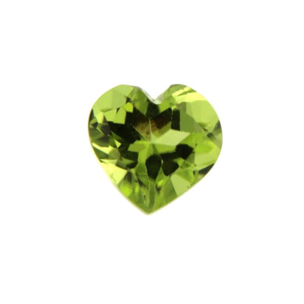 Peridoto (Olivina) Naturale - Taglio Cuore Faccettato