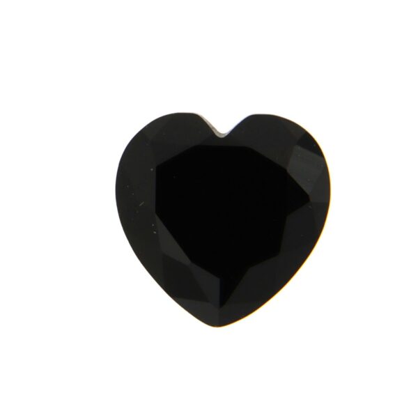 Nanocristallo Nero Sintetico - Taglio Cuore