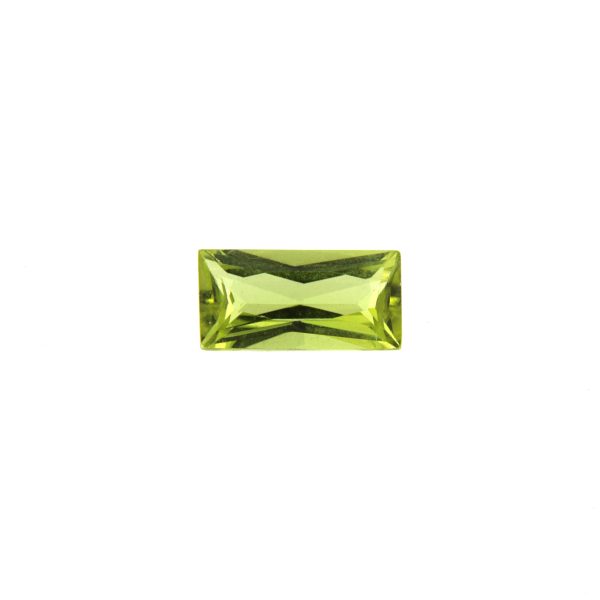 Peridoto (Olivina) Naturale - Taglio Baguette Faccettato