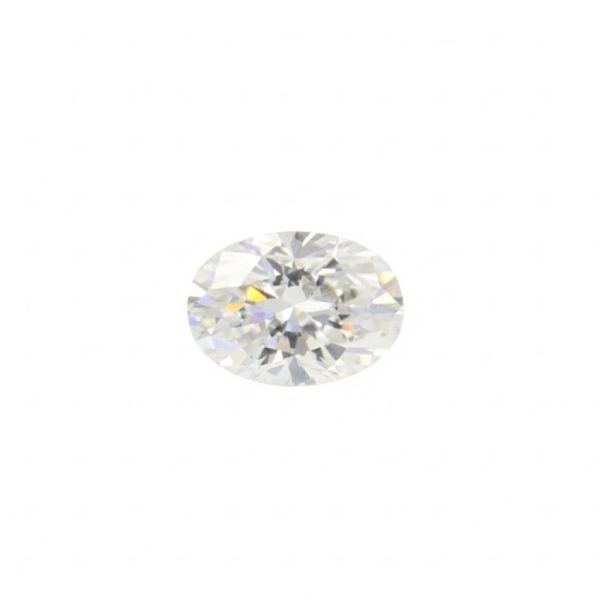 Moissanite Sintetica Incolore - Taglio Ovale Faccettato