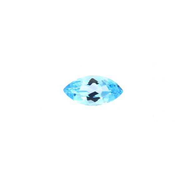 Topazio Azzurro "Swiss Blue" Naturale - Taglio Navette Faccettato