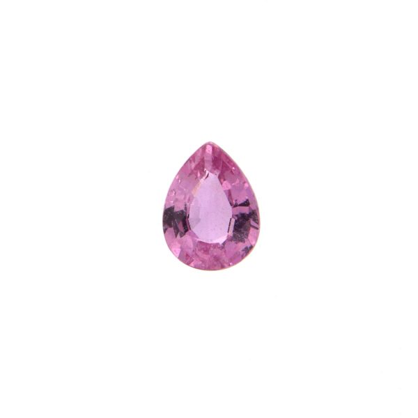 Corindone Zaffiro Rosa Naturale - Taglio Goccia Faccettato