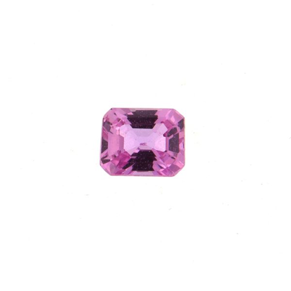 Corindone Zaffiro Rosa Naturale - Taglio Ottagonale Faccettato