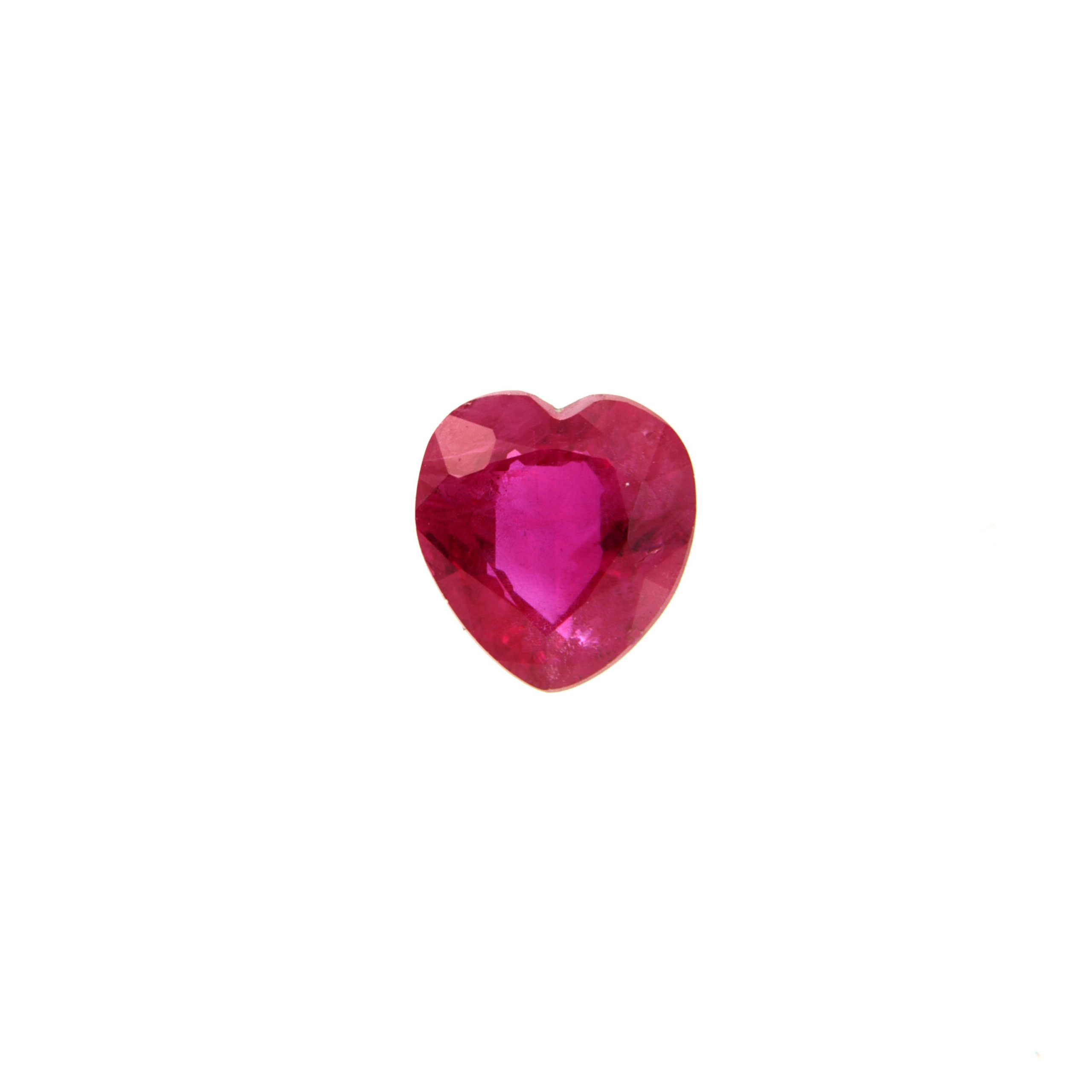 RUBINO NATURALE CUORE SINGOLOBest