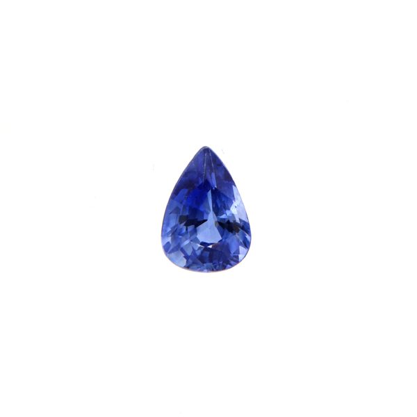 Corindone Zaffiro Blu Naturale - Taglio Goccia Faccettato